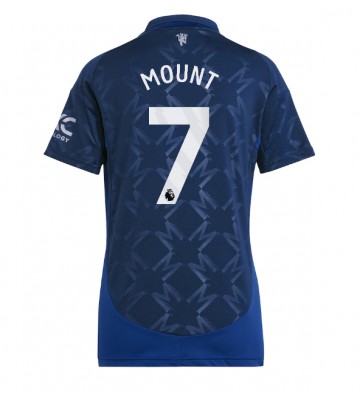 Manchester United Mason Mount #7 Udebanetrøje Dame 2024-25 Kort ærmer